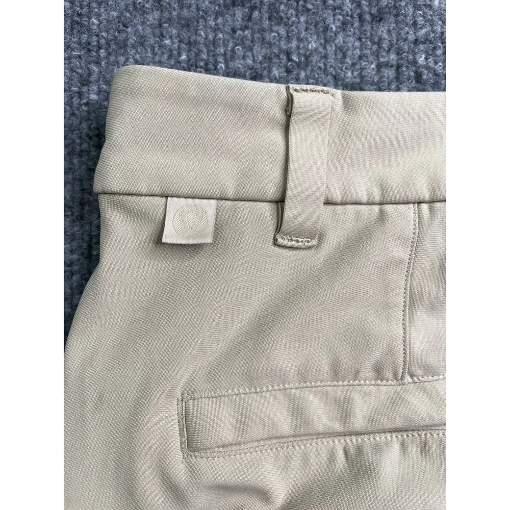 Lululemon Commission Pant Classic Men 36 Tan Chino ABC Technology Golf Casual - Picture 9 of 9